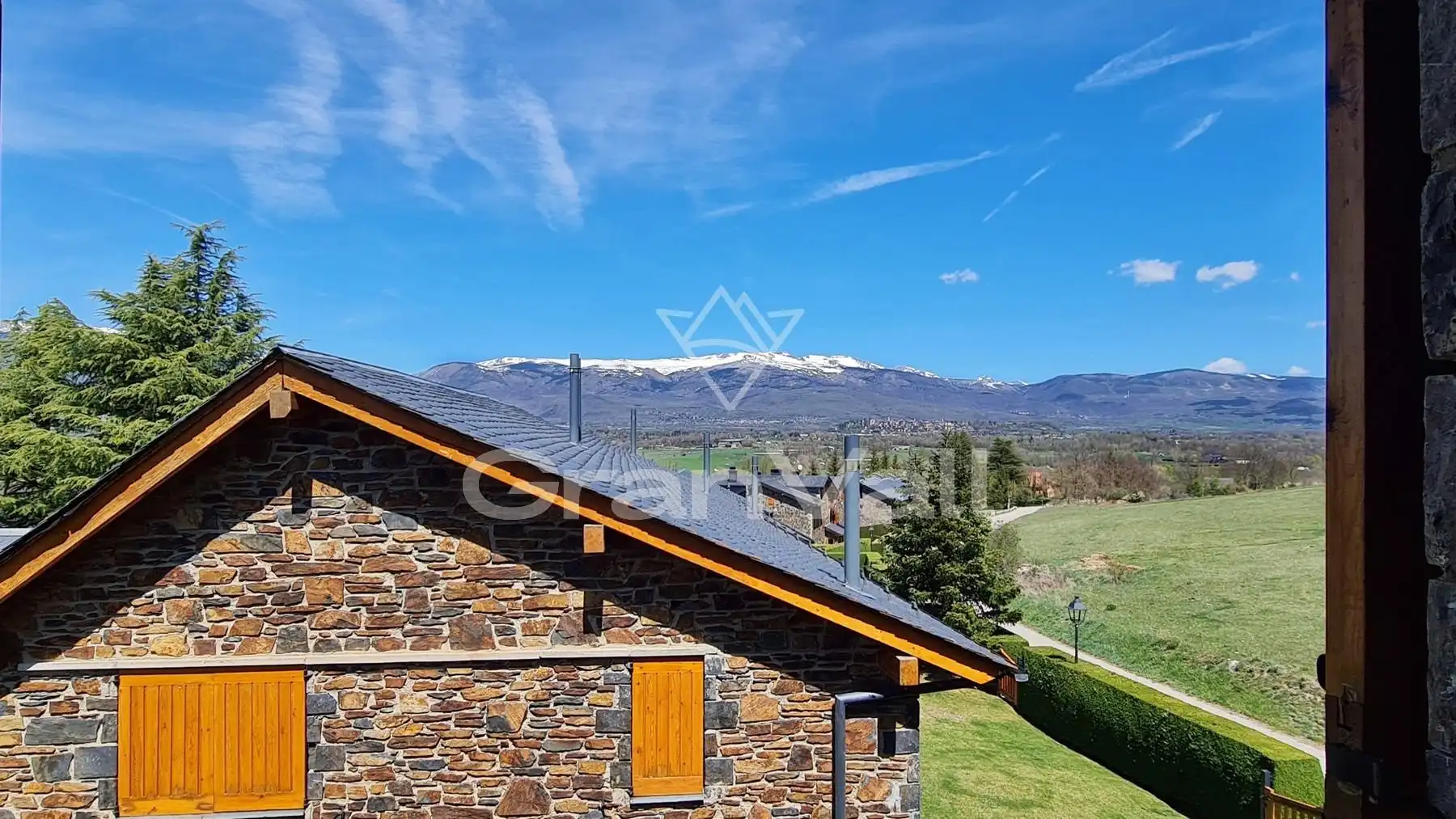 Terrassa de Casa adosada en venda en Fontanals de Cerdanya amb Calefacció, Jardí privat i Terrassa
