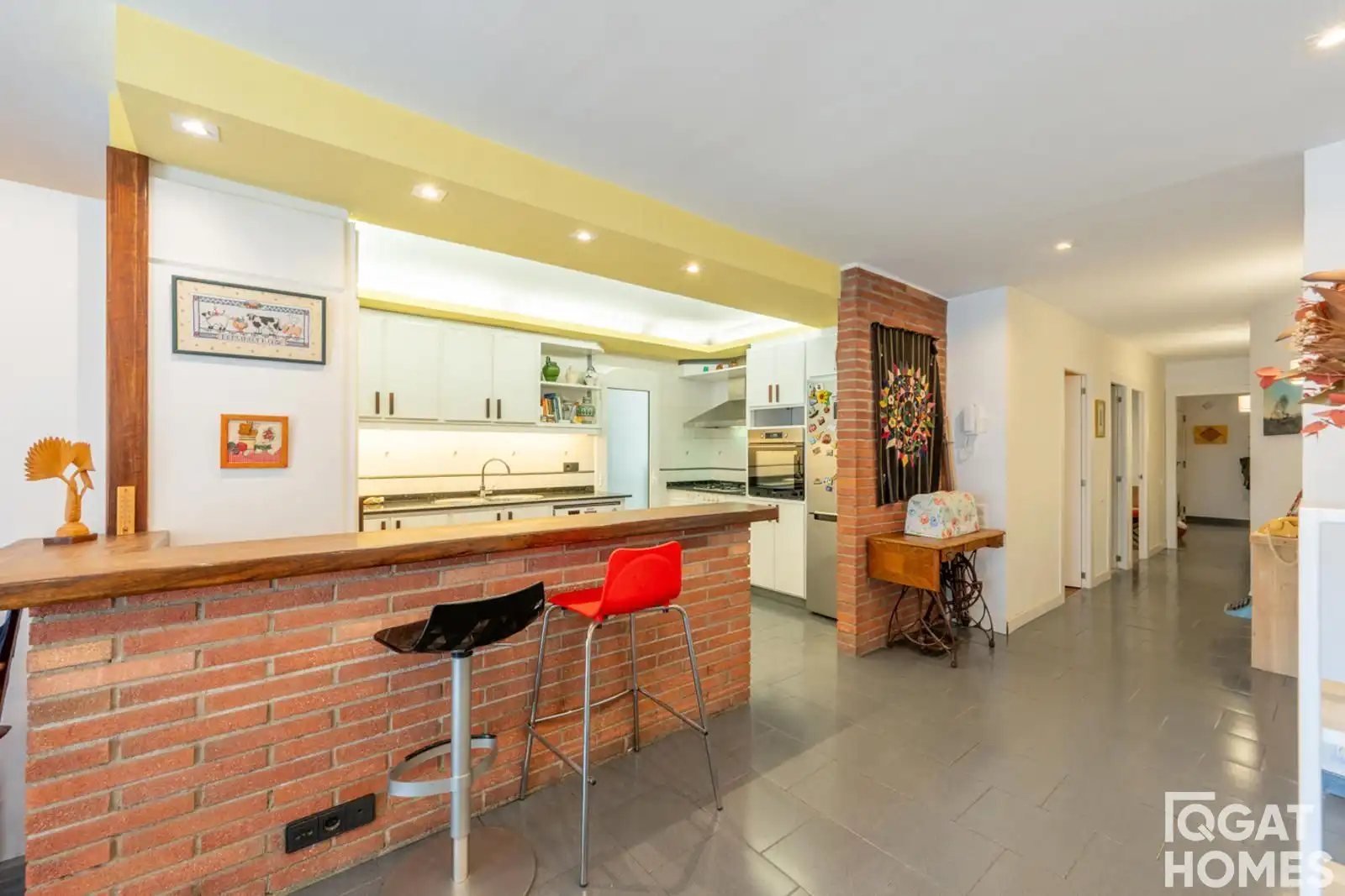 Cocina de Piso en venta en Sant Cugat del Vallès con Aire acondicionado, Calefacción y Terraza