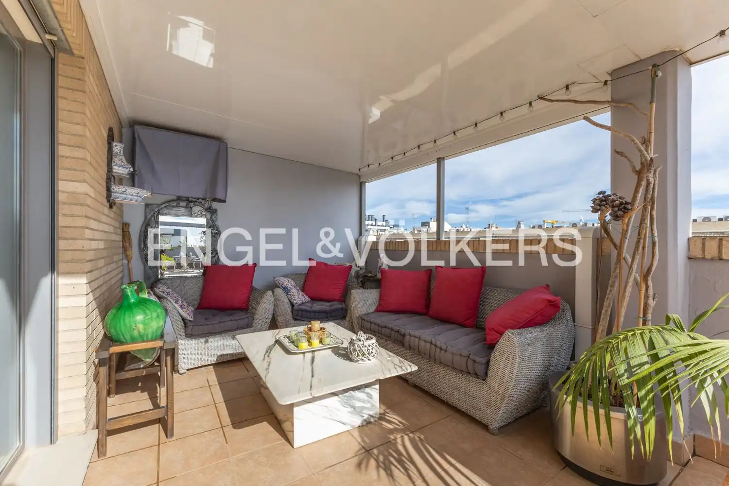 Terraza de Ático en venta en Valencia con Aire acondicionado, Calefacción y Jardín privado