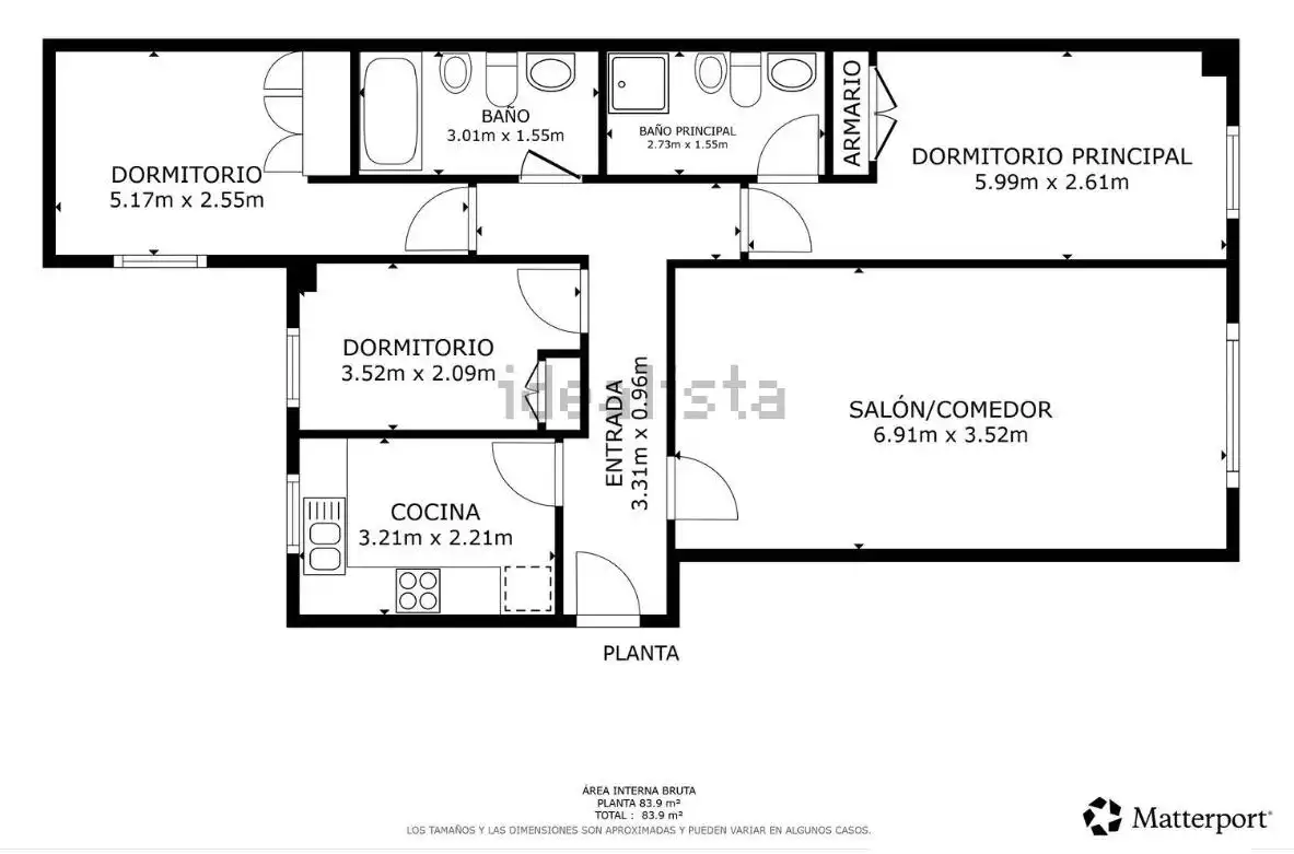 Wohnung zum Verkauf in Vall d'Alba mit Abstellraum und Möbliert