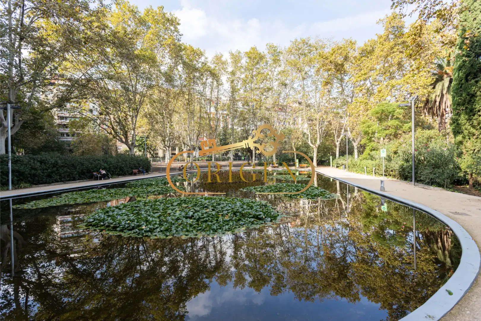 Garten von Büro zum Verkauf in Barcelona mit Klimaanlage