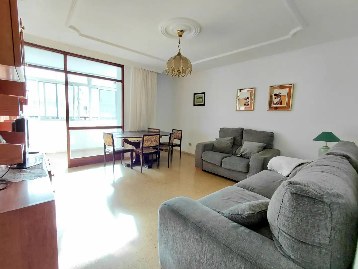 Sala de estar de Piso de alquiler en Las Palmas de Gran Canaria con Amueblado, Horno y Lavadora
