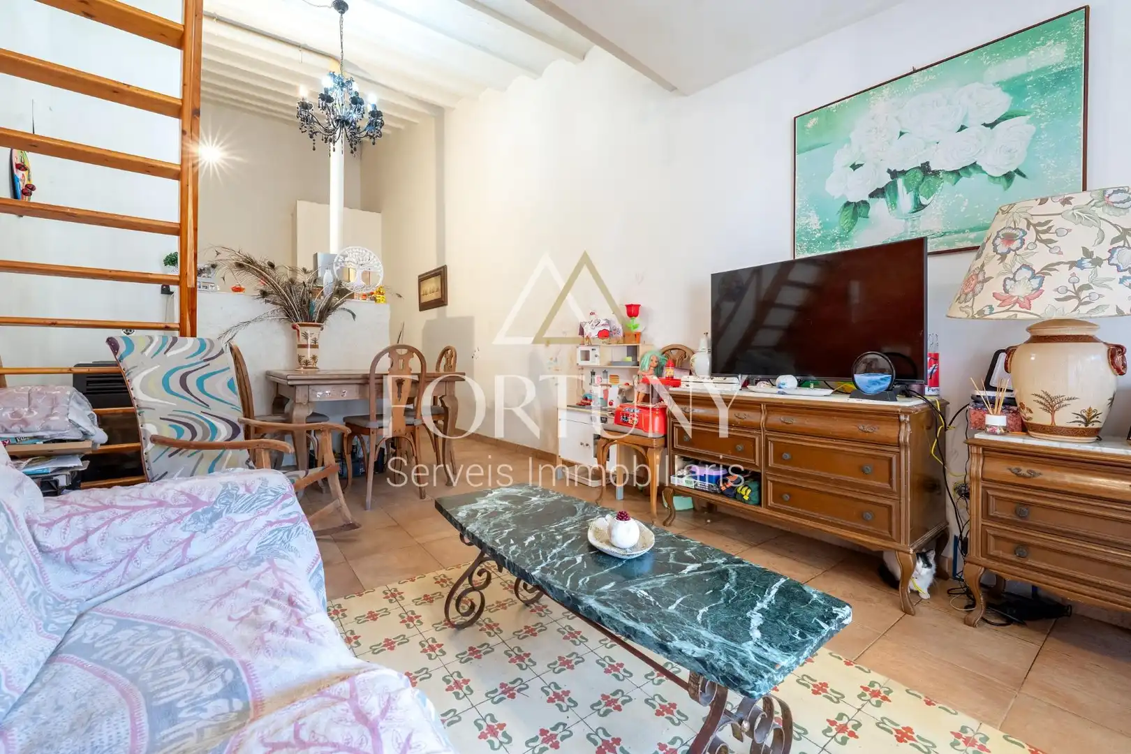 Sala d'estar de Finca rústica en venda en Valls amb Calefacció, Terrassa i Balcó