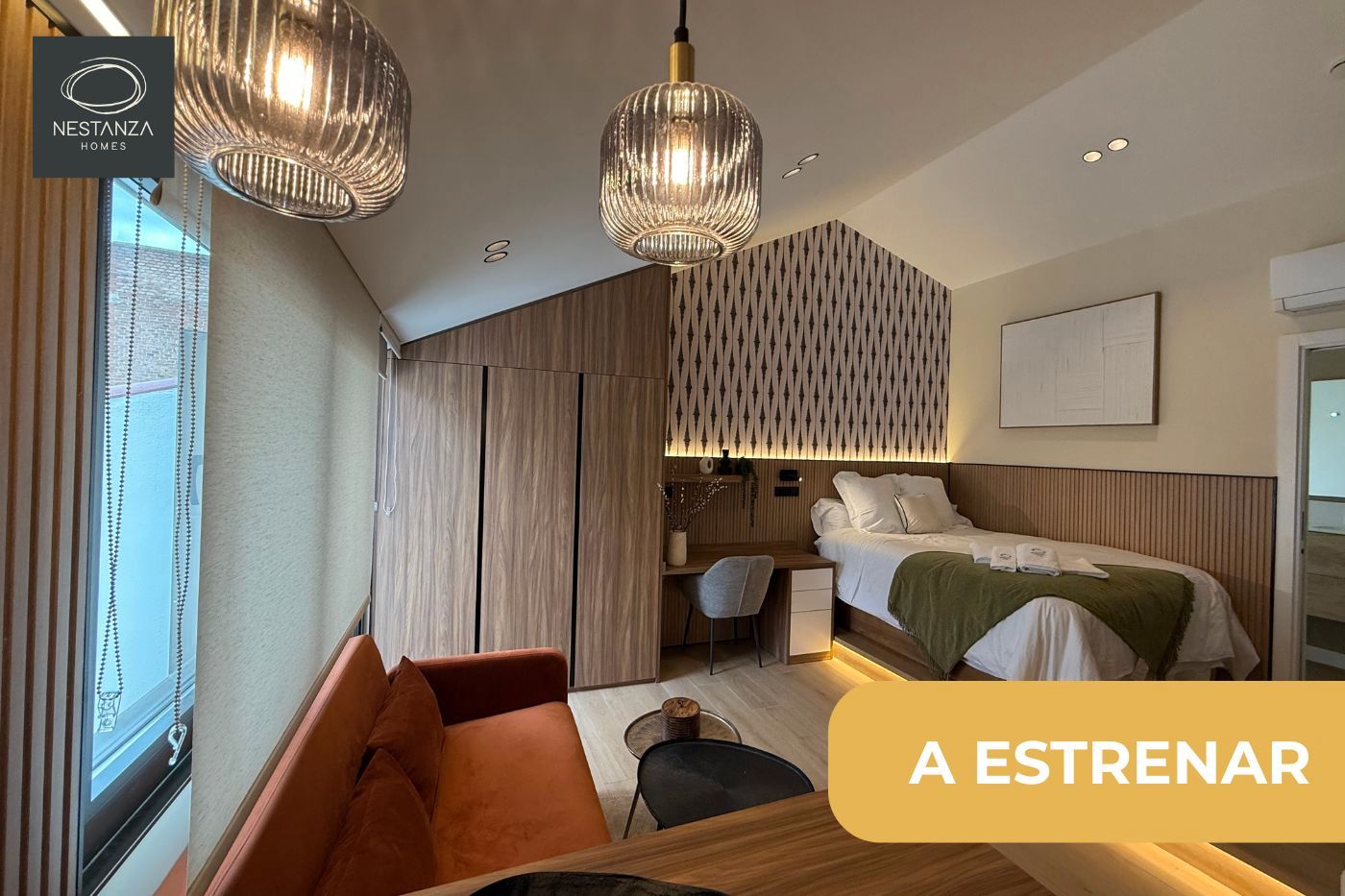 Habitación de Ático de alquiler en  Madrid Capital con Aire acondicionado, Calefacción y Terraza