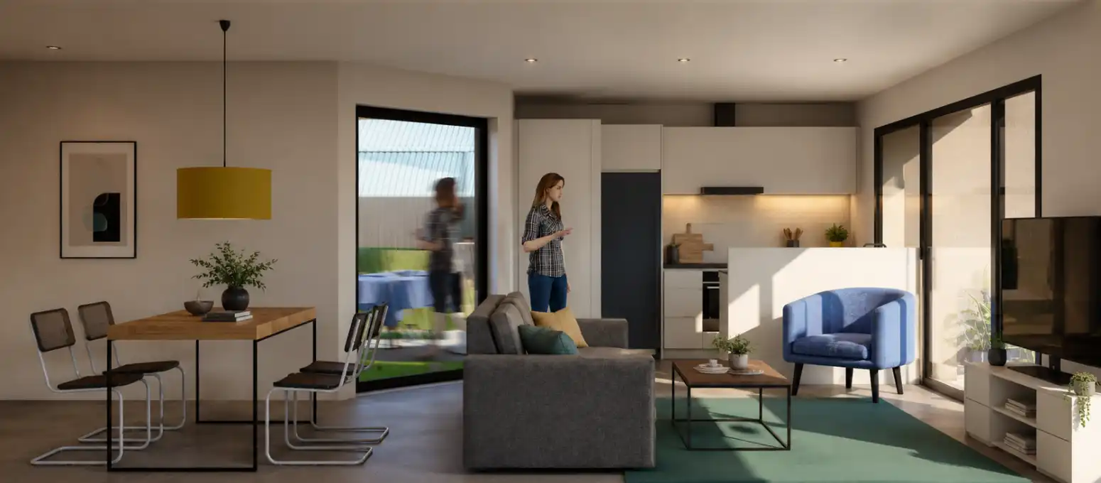 Living room of Flat for sale in Centelles  with Heating and Balcony