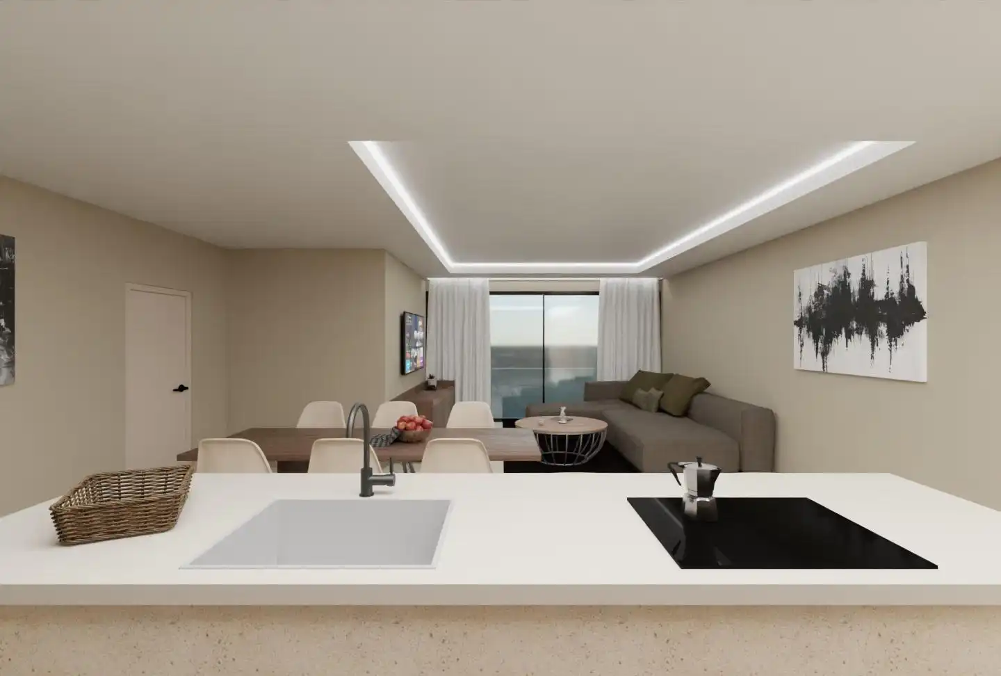Sala de estar de Piso en venta en Elche / Elx
