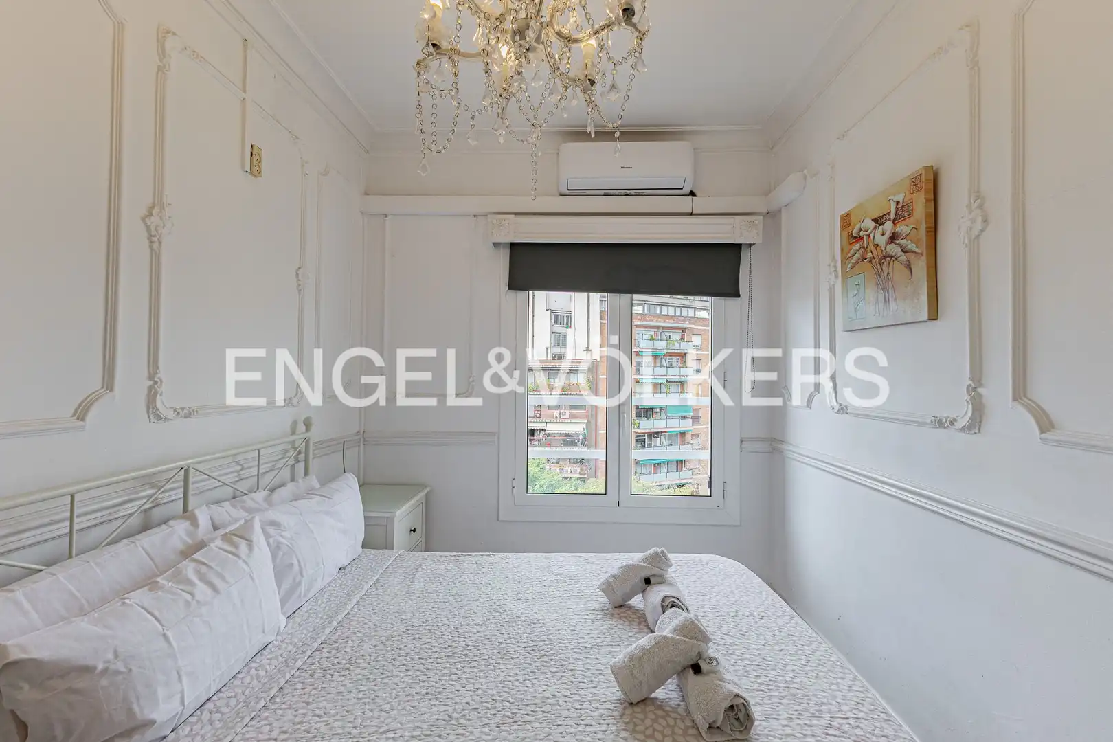 Bedroom of Flat for sale in Barcelona  with Air Conditioner, Heating and Parquet flooring