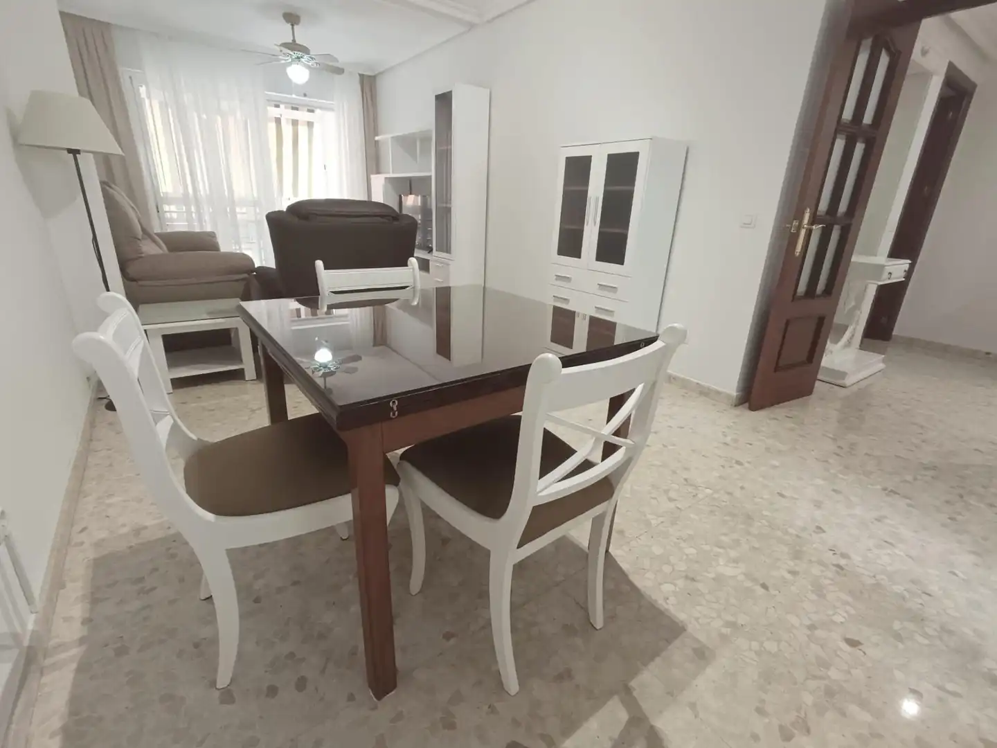 Dining room of Flat for rent in Córdoba  with Air Conditioner, Private garden and Storage room
