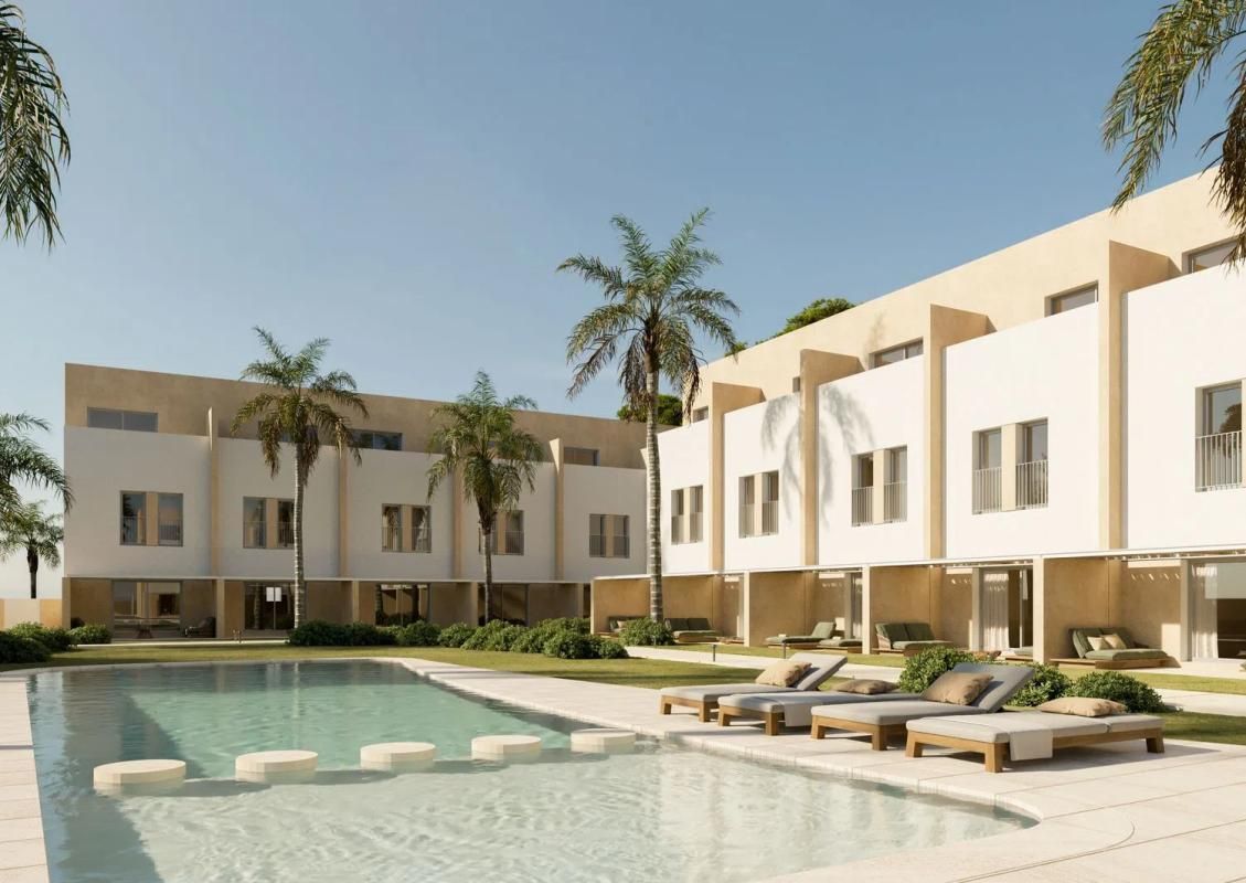 Exterior view of Single-family semi-detached for sale in Dénia  with Community pool