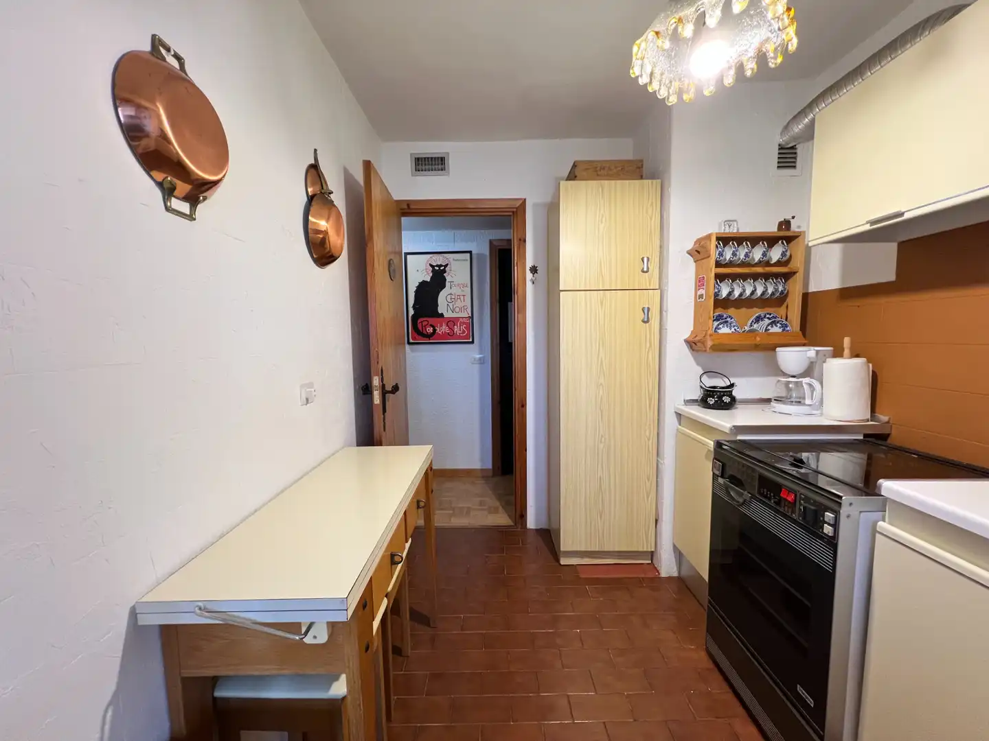 Kitchen of Attic for sale in Jaca  with Terrace and Community pool