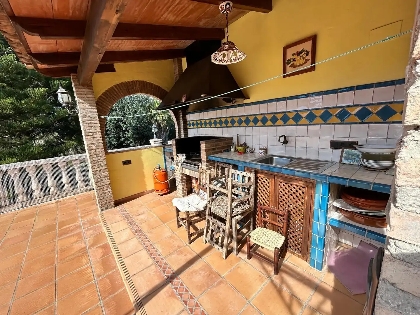 Terrassa de Casa o xalet en venda en Alfauir amb Calefacció, Jardí privat i Parquet