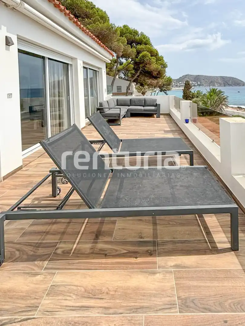 Terraza de Ático en venta en Moraira con Aire acondicionado, Calefacción y Jardín privado