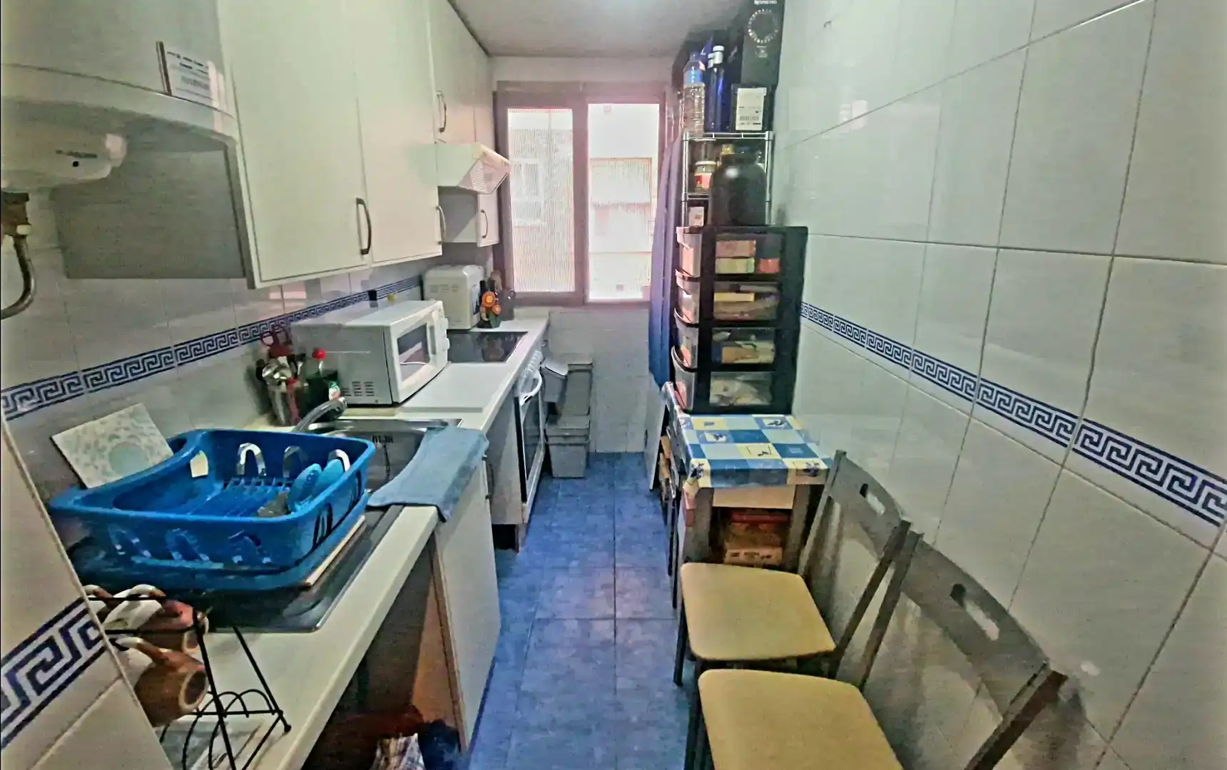 Kitchen of Flat for sale in  Madrid Capital  with Air Conditioner