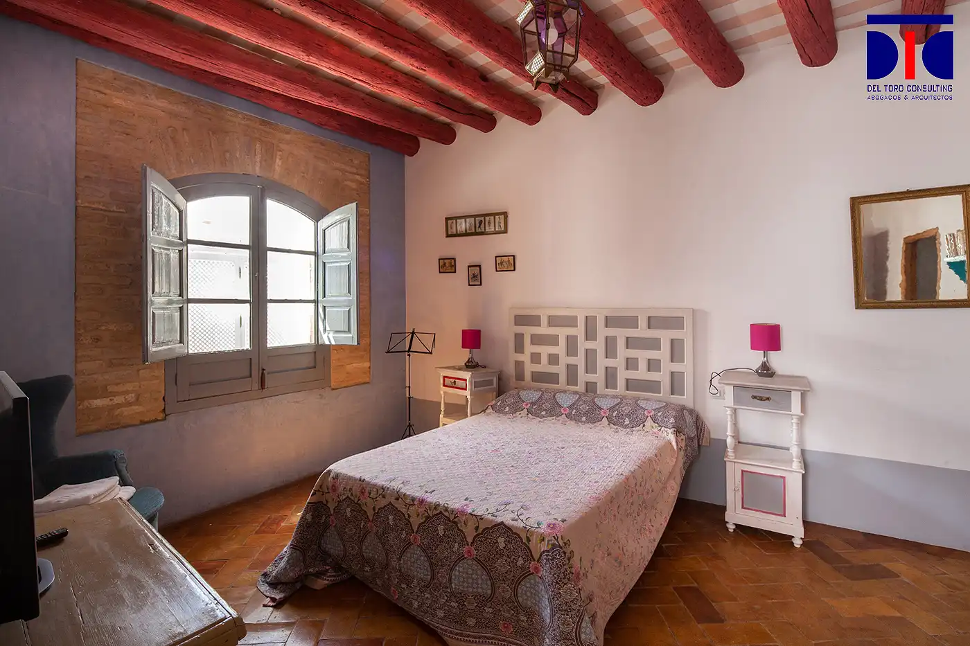 Habitación de Finca rústica en venta en Carmona con Aire acondicionado, Calefacción y Jardín privado
