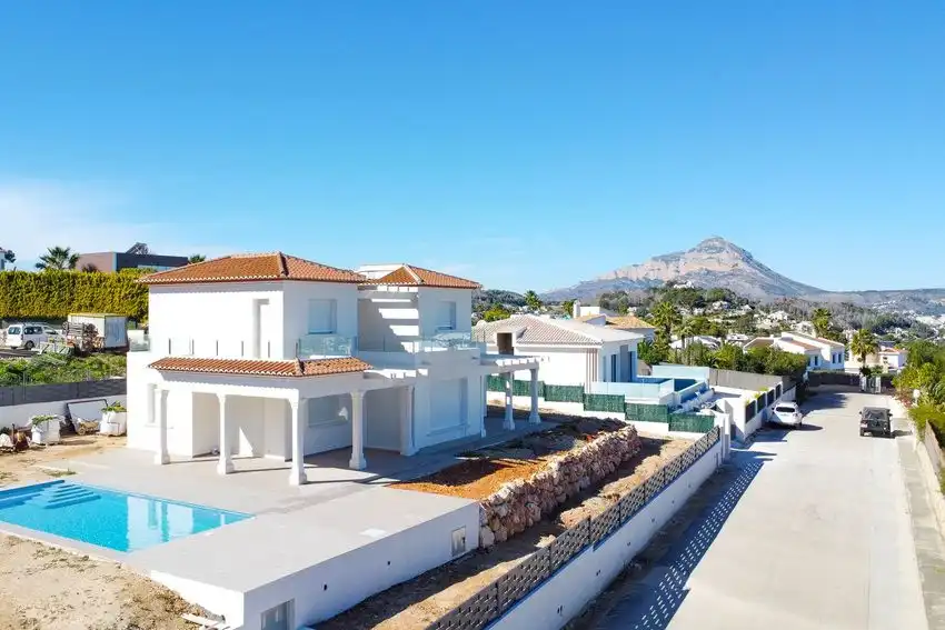 Vista exterior de Casa o chalet en venta en Jávea / Xàbia con Calefacción, Terraza y Piscina