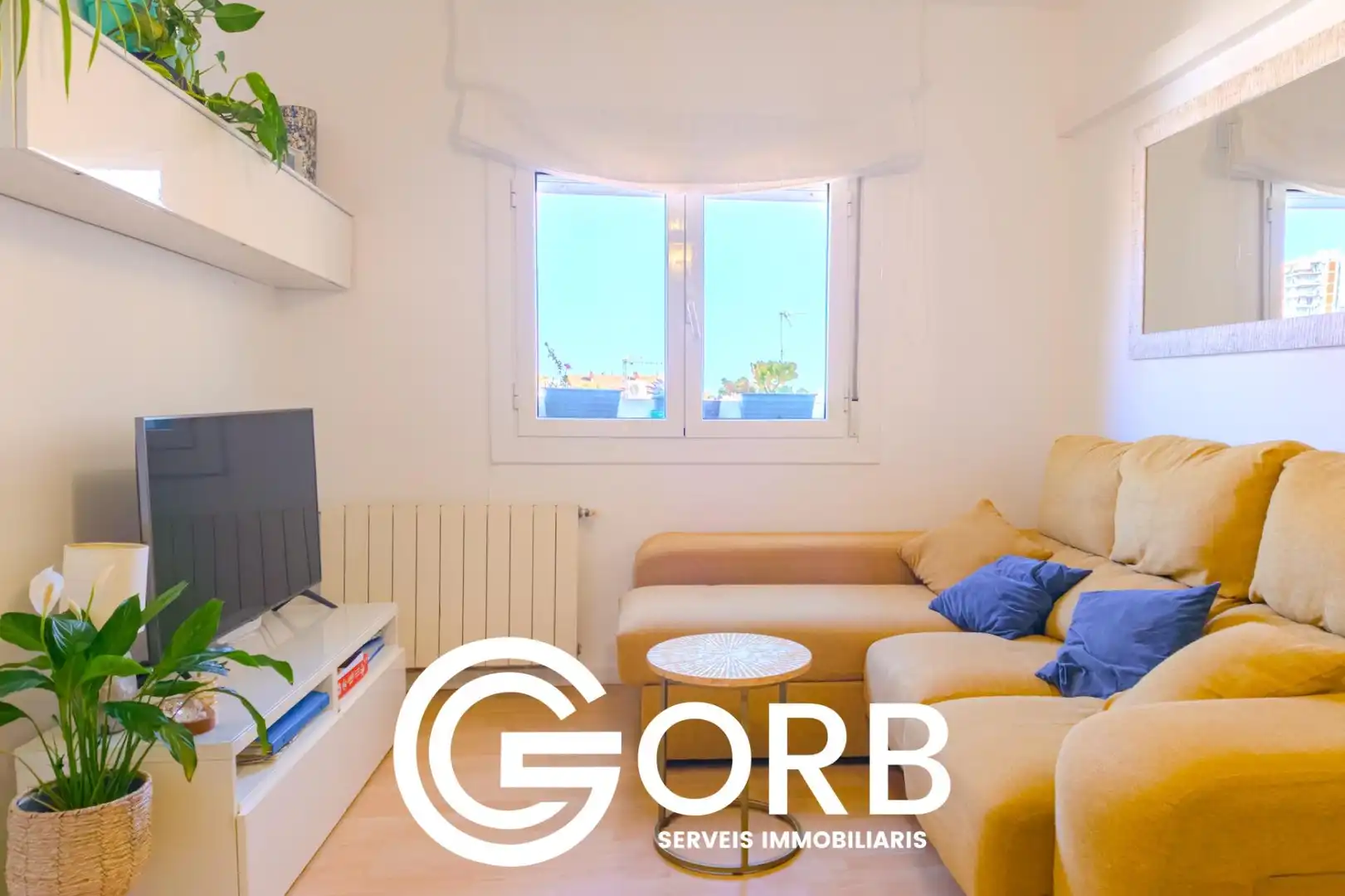 Wohnzimmer von Wohnung zum Verkauf in Mataró mit Klimaanlage, Heizung und Parkett