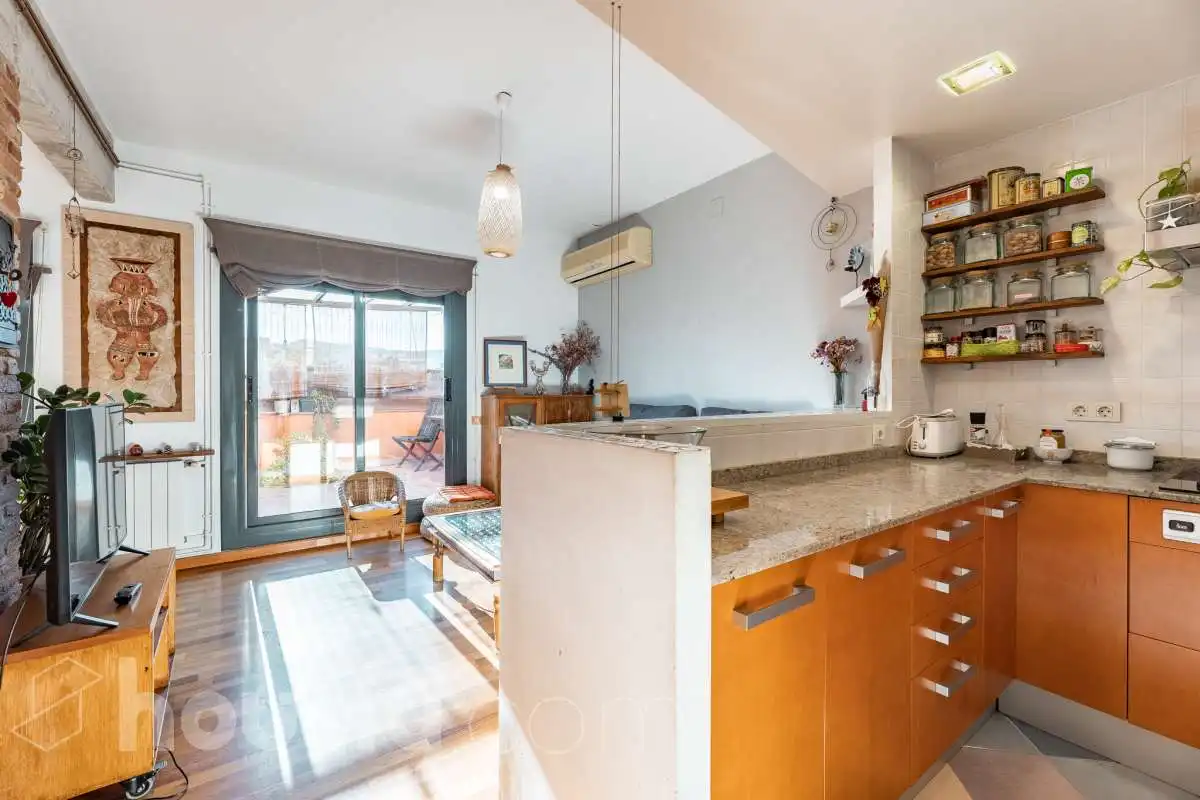 Cuina de Àtic en venda en Barcelona amb Aire condicionat, Calefacció i Parquet