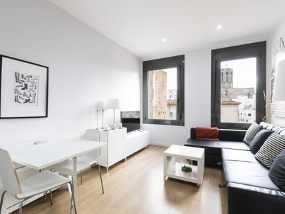 Sala d'estar de Apartament de lloguer en  Barcelona Capital amb Aire condicionat