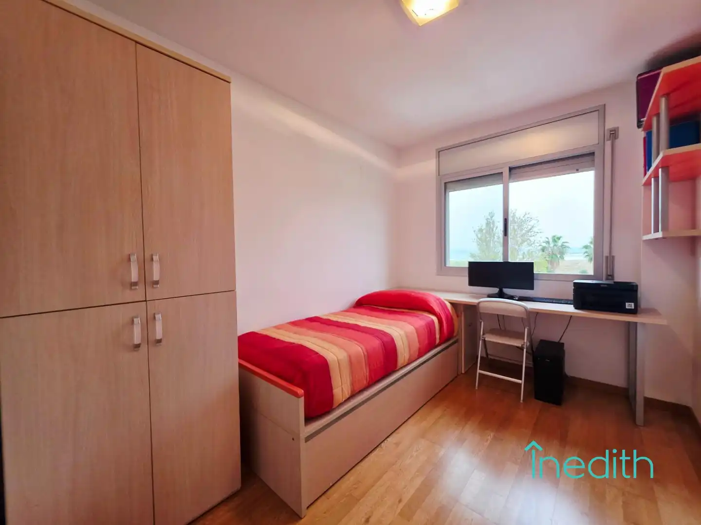 Schlafzimmer von Wohnung zum Verkauf in Cubelles mit Klimaanlage, Heizung und Terrasse