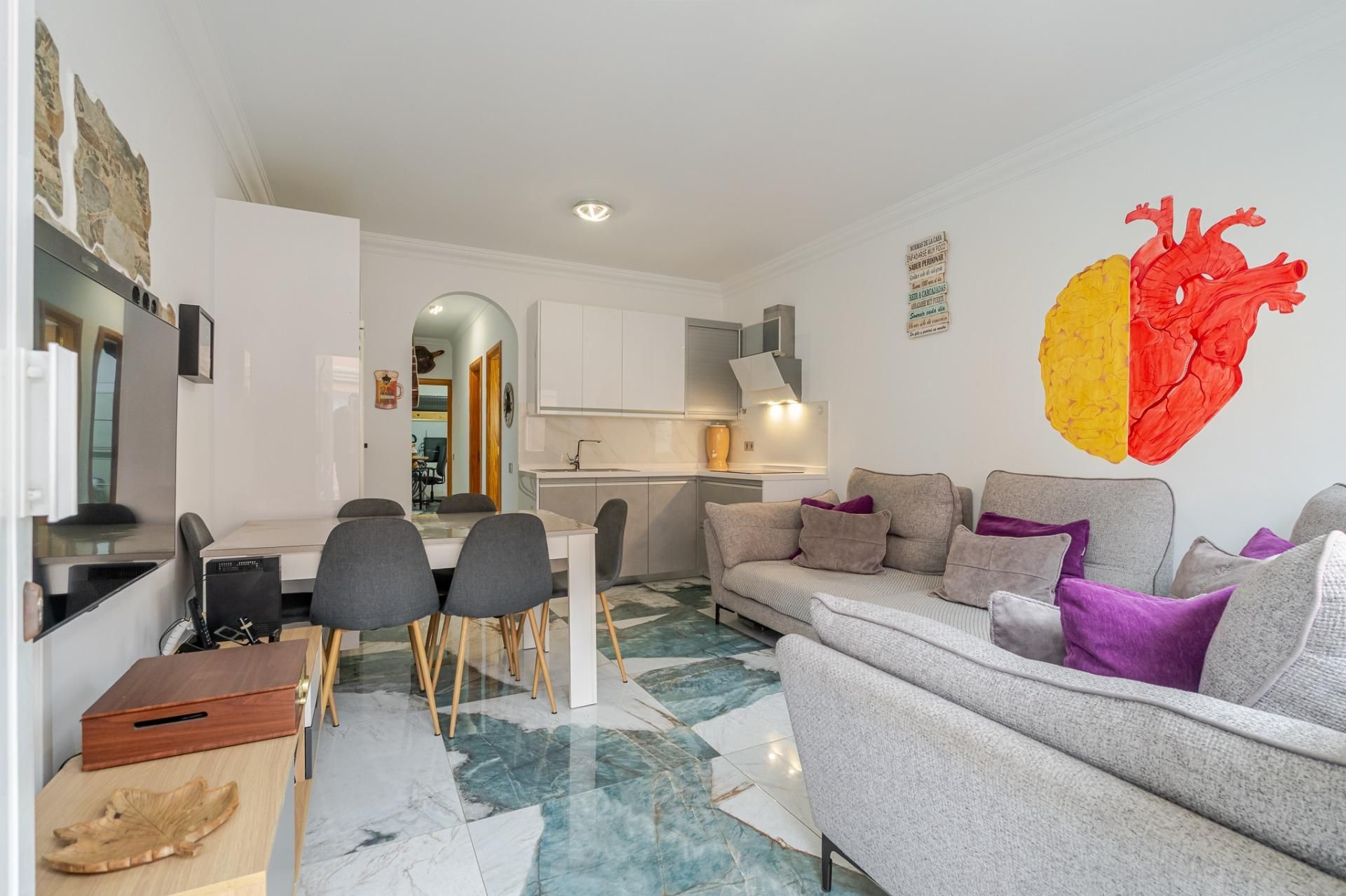 Sala de estar de Piso en venta en Arucas con Balcón