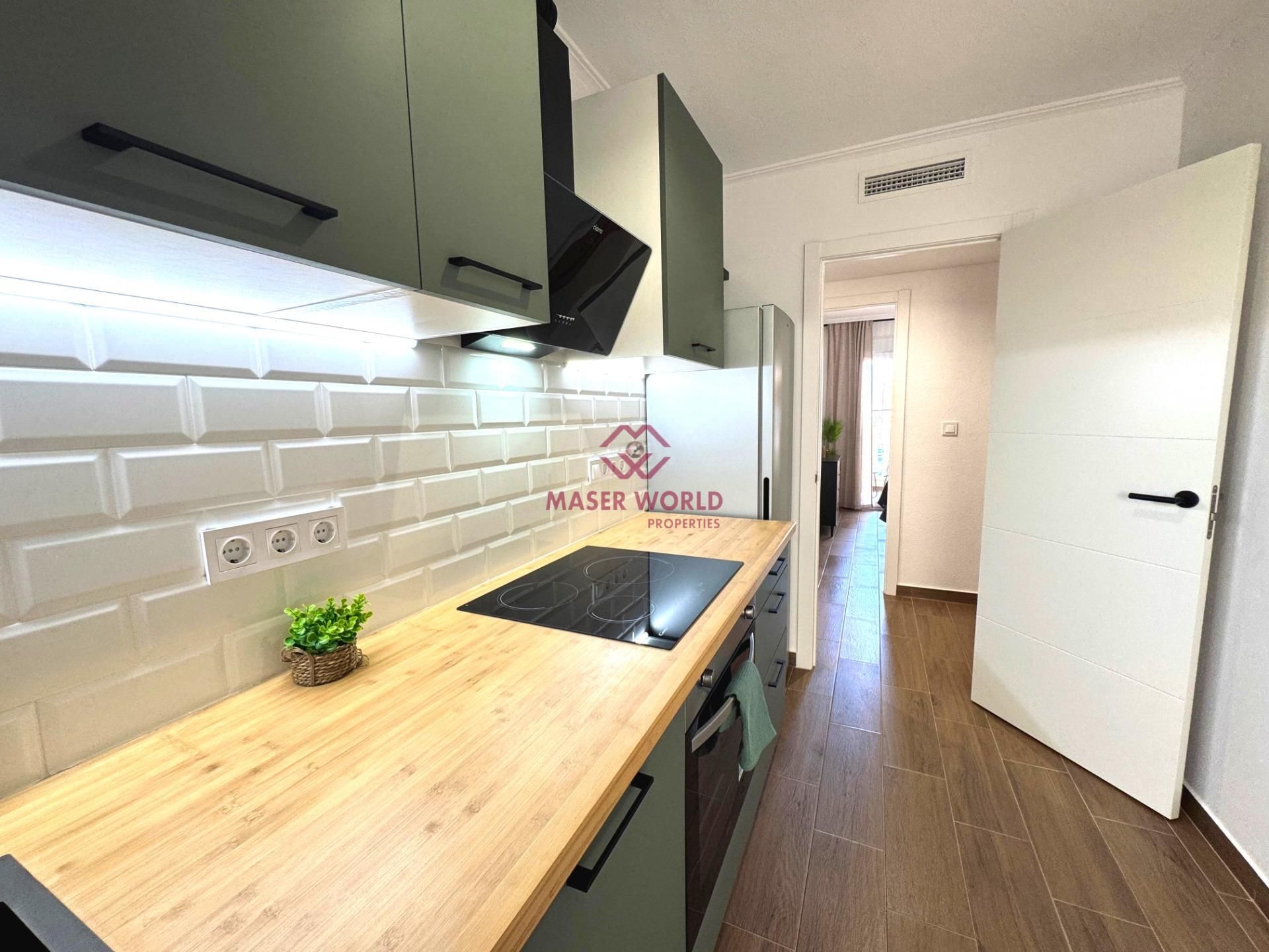 Cuina de Apartament en venda en San Pedro del Pinatar amb Aire condicionat, Calefacció i Terrassa