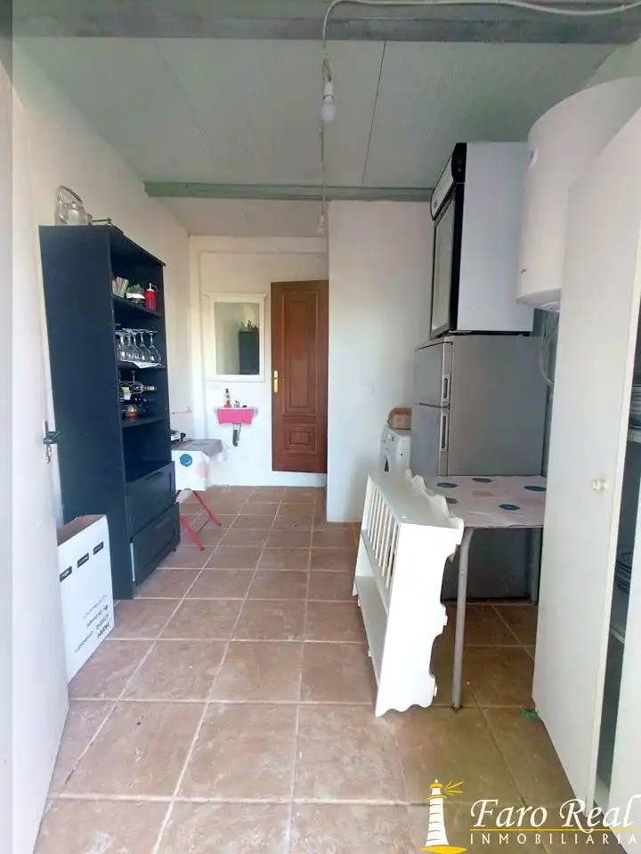 Cocina de Finca rústica de alquiler en Sanlúcar de Barrameda con Aire acondicionado, Jardín privado y Piscina