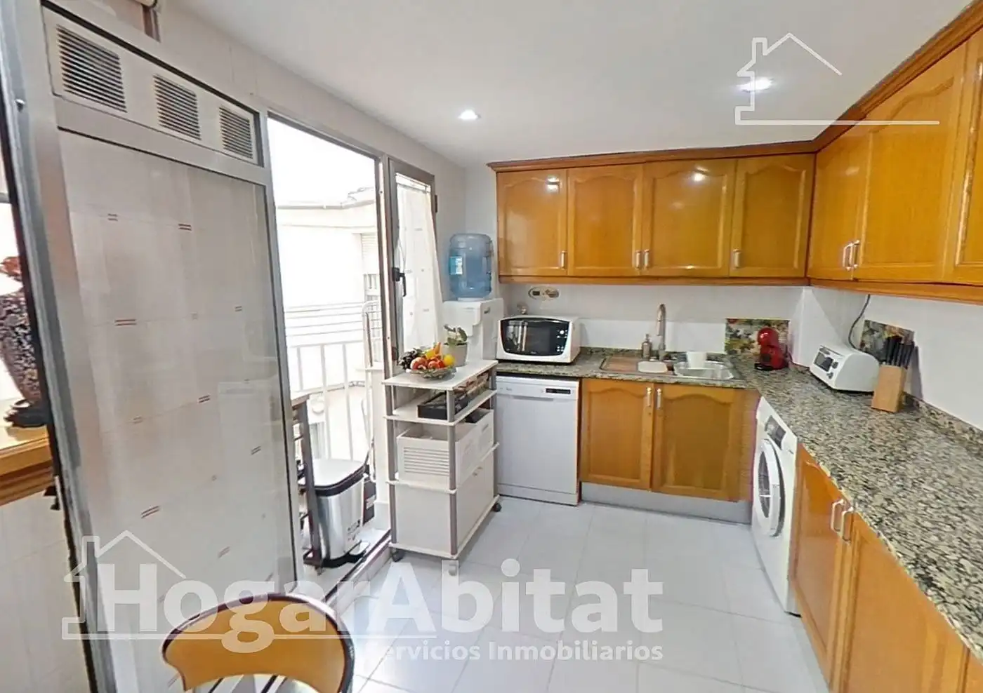 Kitchen of Attic for sale in Mislata  with Air Conditioner, Heating and Terrace
