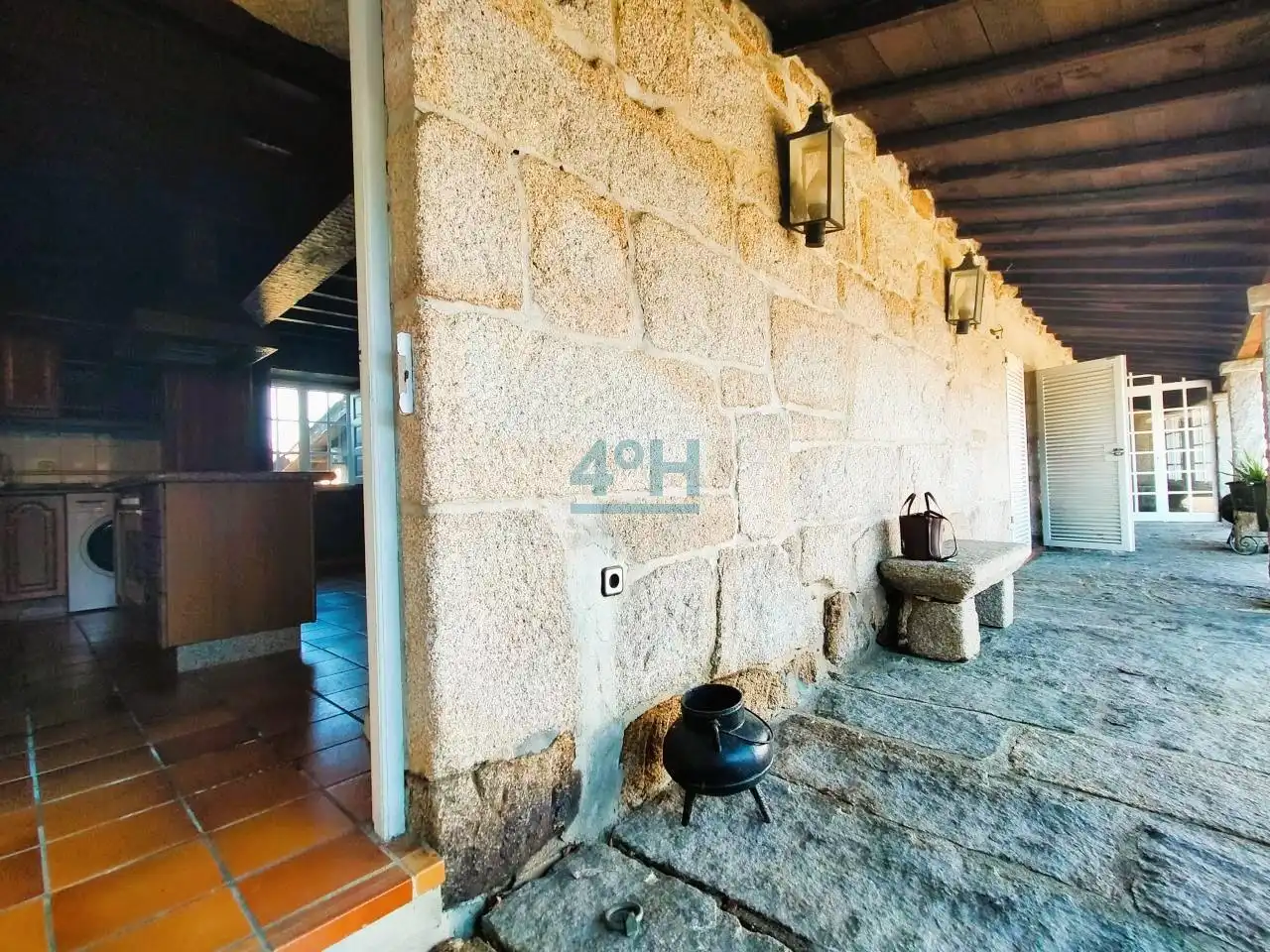 Finca rústica de alquiler en San Cibrao das Viñas con Calefacción, Jardín privado y Terraza