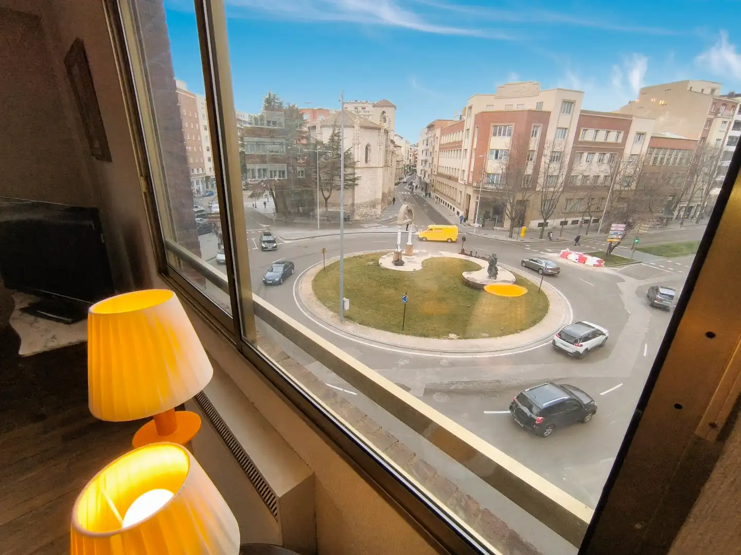 Vista exterior de Piso en venta en Palencia con Calefacción, Parquet y Terraza