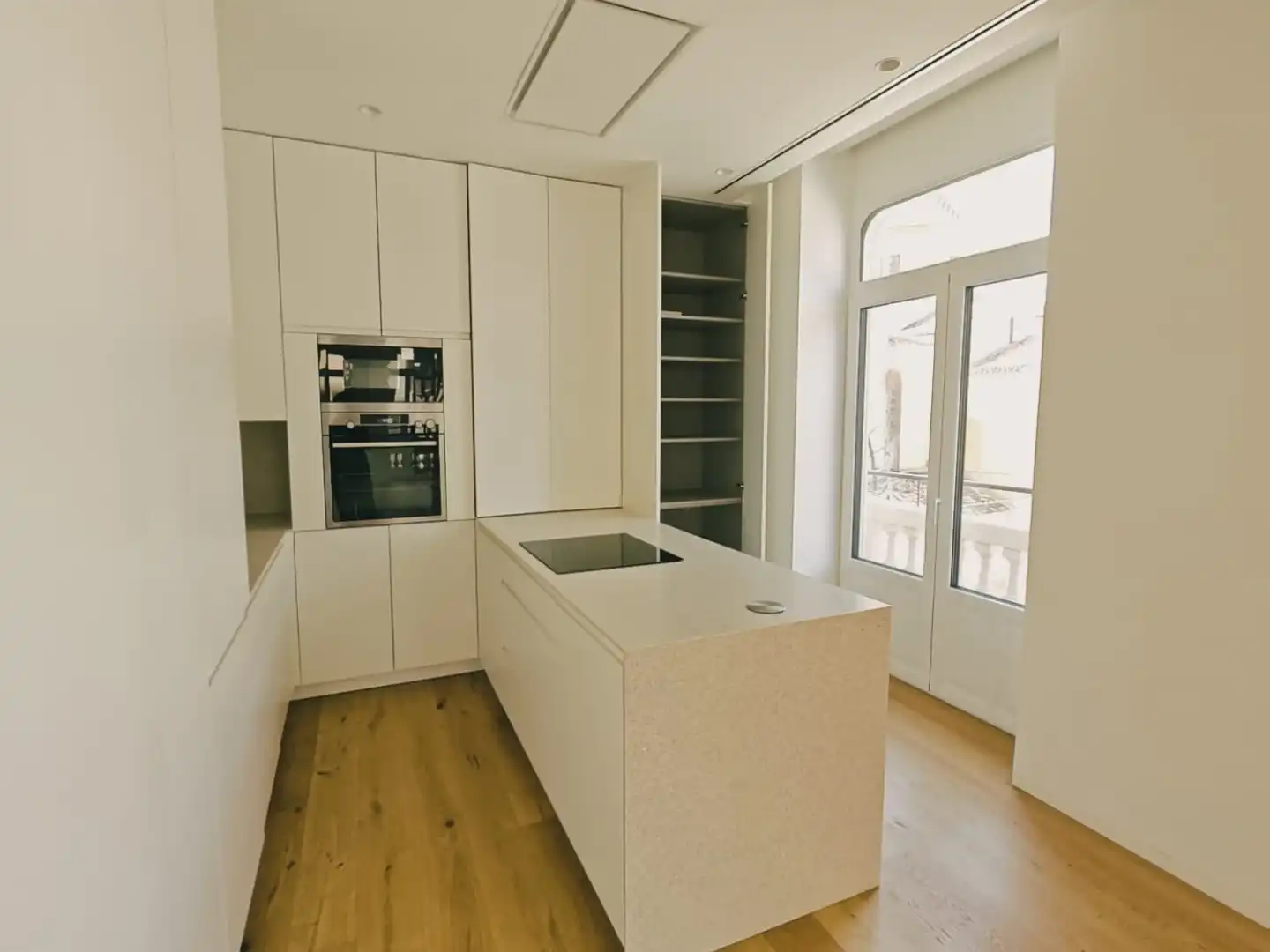 Kitchen of Flat for rent in Murcia  with Air Conditioner, Heating and Washing machine