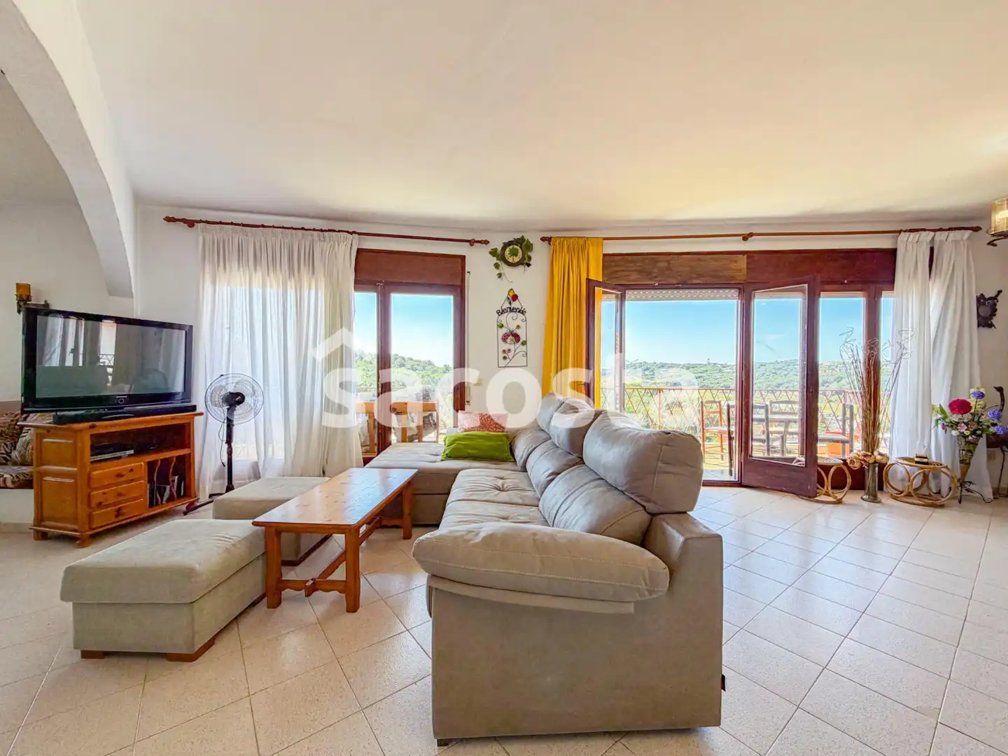 Sala de estar de Casa o chalet en venta en Lloret de Mar con Calefacción, Jardín privado y Trastero