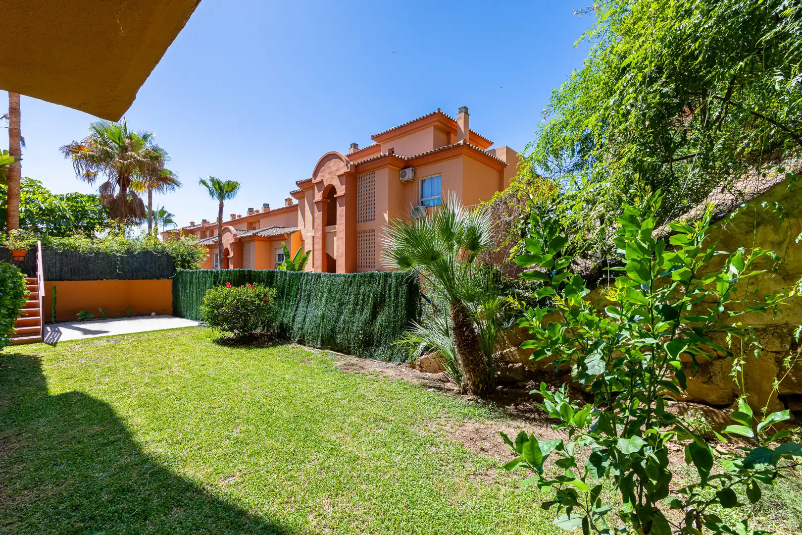 Jardín de Planta baja en venta en Mijas con Aire acondicionado, Jardín privado y Terraza