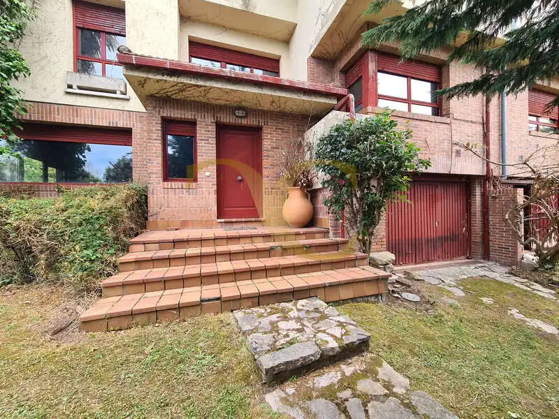 Exterior view of Houses for sale in Gijón   with Heating, Private garden and Terrace