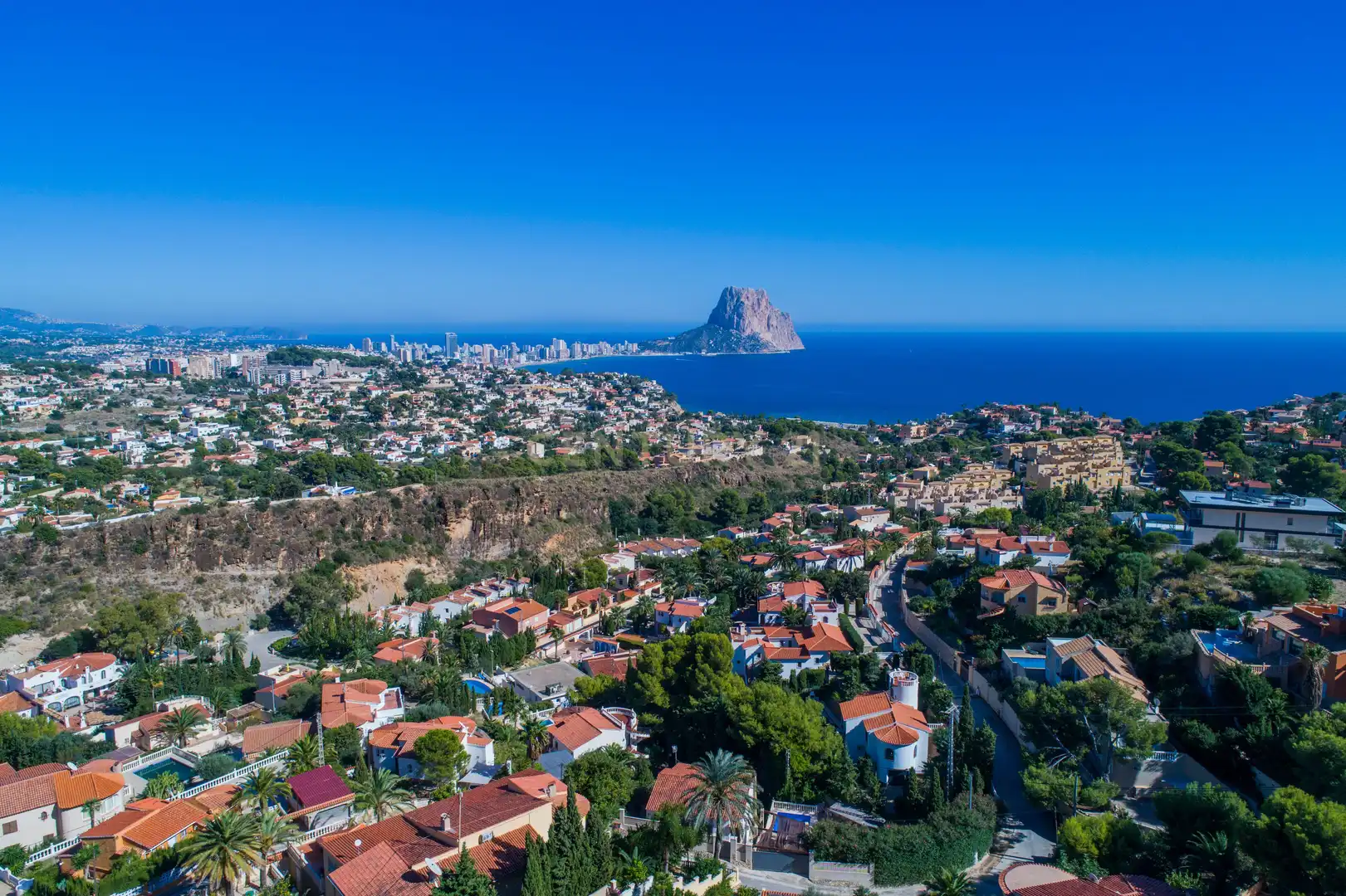 Vista exterior de Apartament de lloguer en Calpe / Calp amb Aire condicionat, Rentadora i Microones
