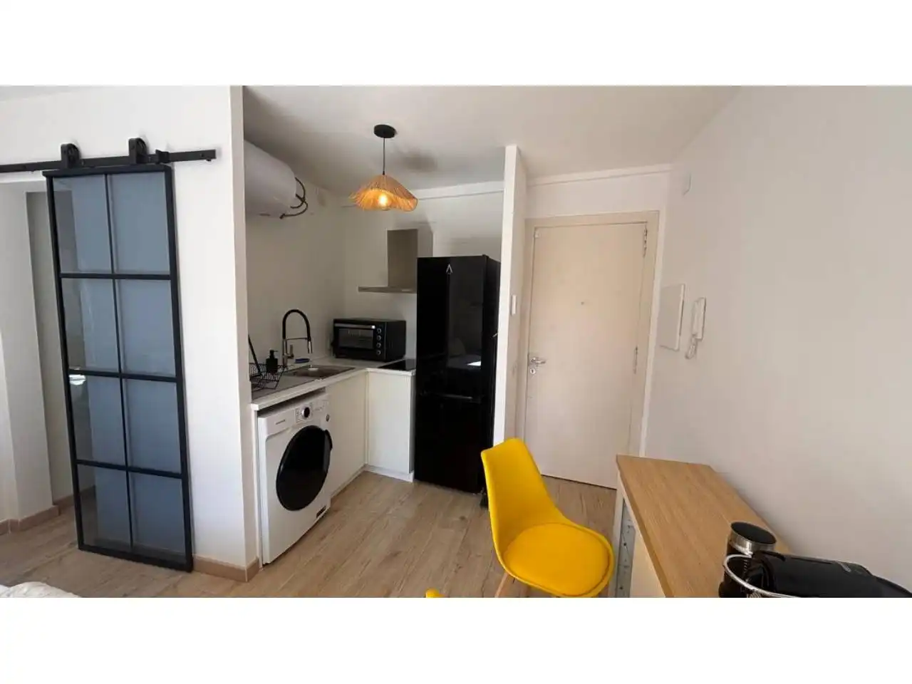 Cocina de Estudio de alquiler en Tarragona con Calefacción, Parquet y Amueblado