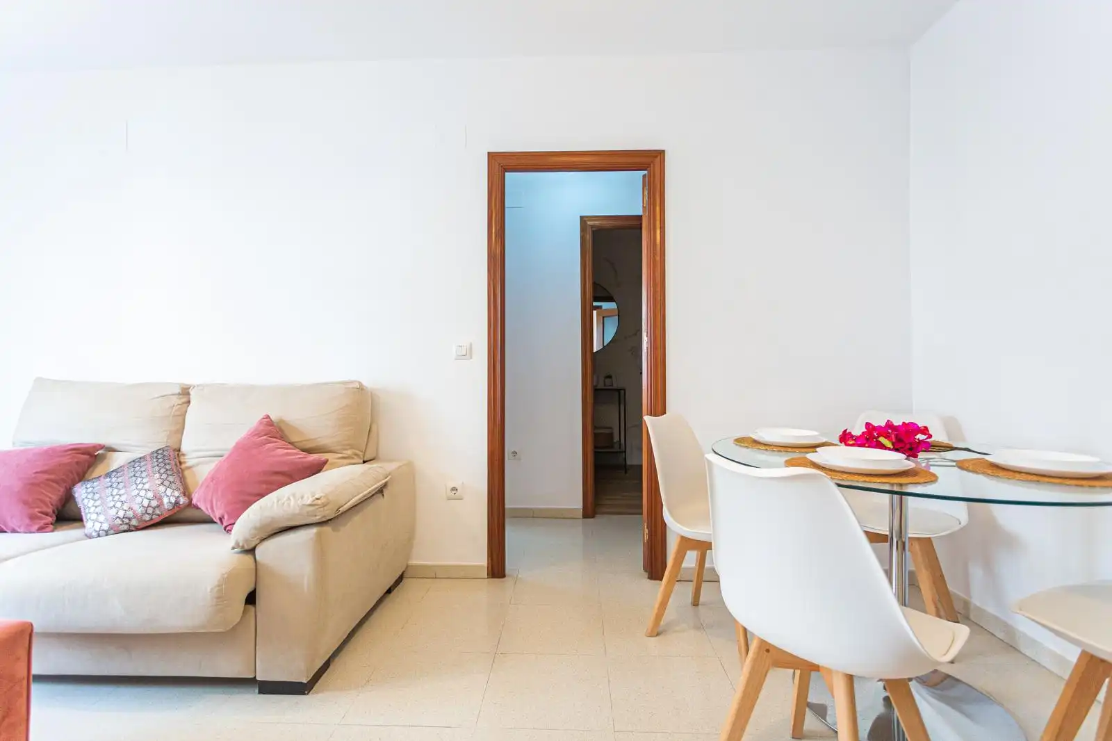 Living room of Flat for rent in Sanlúcar de Barrameda  with Air Conditioner, Heating and Furnished