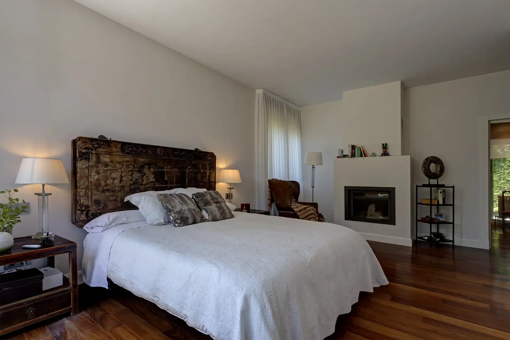 Bedroom of Houses for sale in Real Sitio de San Ildefonso  with Air Conditioner, Heating and Private garden