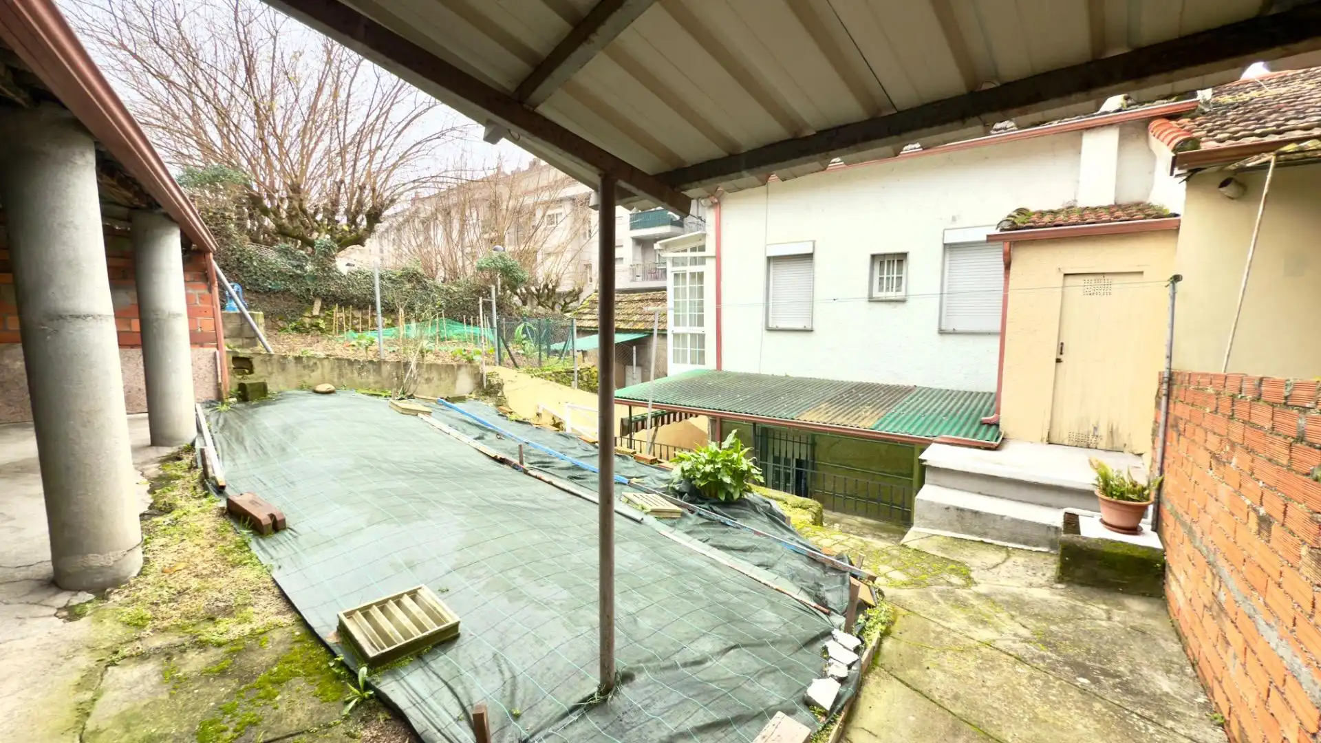 Garden of Houses for sale in Ourense Capital   with Private garden, Terrace and Furnished