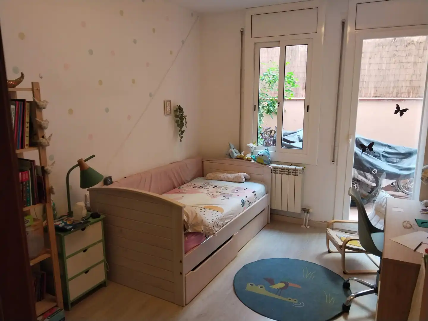 Schlafzimmer von Wohnung zur Miete in Barcelona mit Heizung