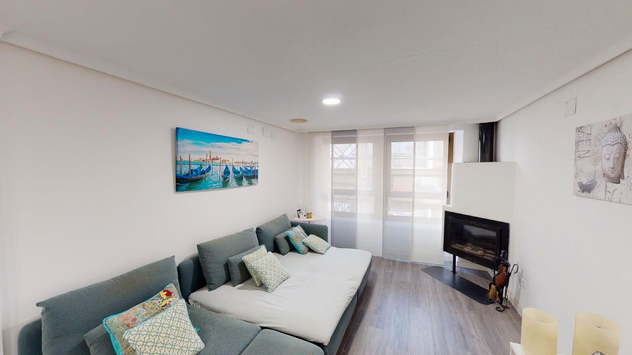 Living room of Single-family semi-detached for sale in Castellón de la Plana / Castelló de la Plana  with Heating, Parquet flooring and Terrace