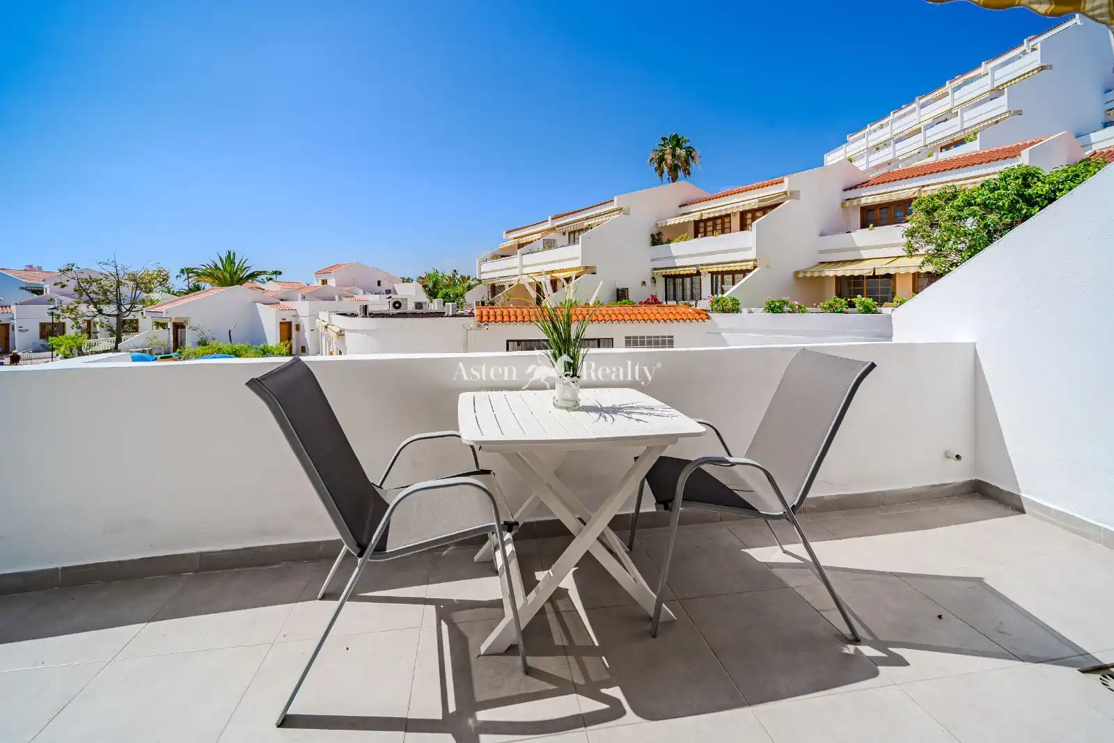 Terrasse von Wohnungen zum Verkauf in Adeje mit Klimaanlage, Terrasse und Schwimmbad