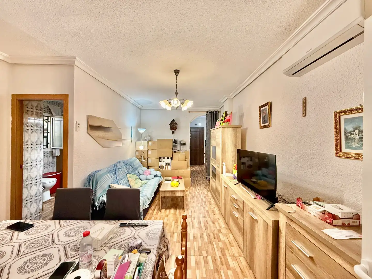 Sala de estar de Planta baja en venta en San Pedro del Pinatar con Aire acondicionado, Jardín privado y Terraza