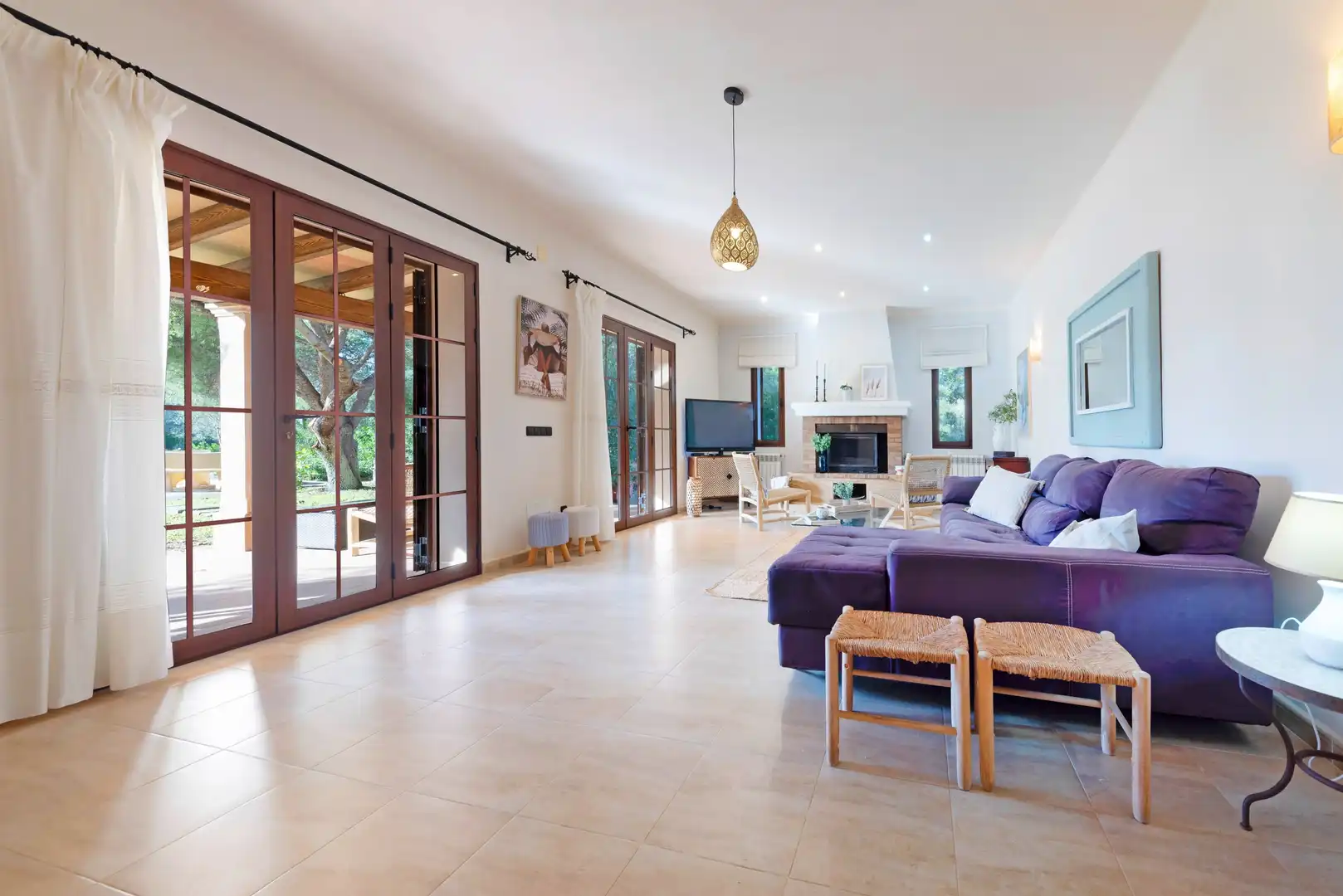 Sala de estar de Finca rústica en venta en Felanitx con Aire acondicionado, Calefacción y Trastero