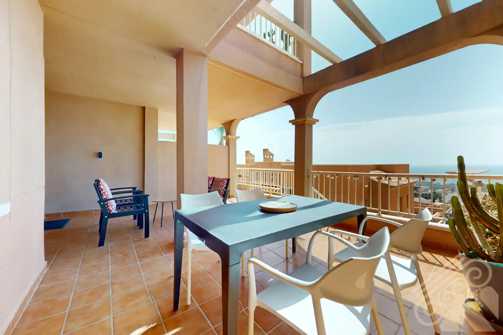 Terrassa de Apartament en venda en Mojácar amb Terrassa, Moblat i Piscina comunitària