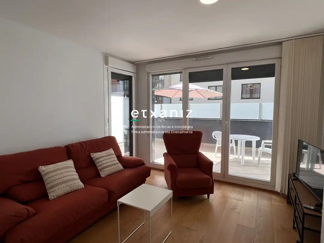 Living room of Flat for rent in Donostia - San Sebastián   with Heating, Terrace and Oven