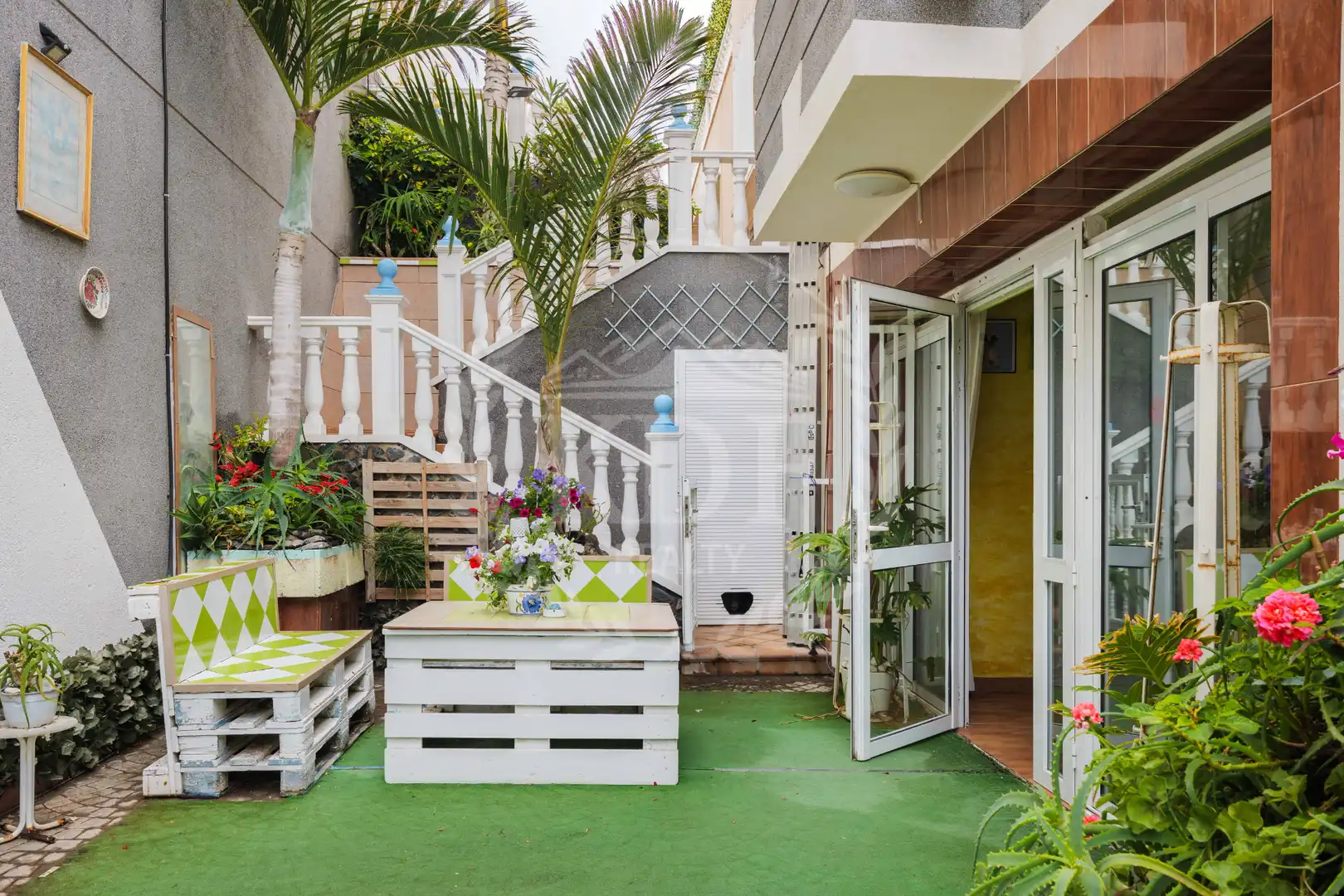 Terraza de Casa o chalet en venta en Granadilla de Abona con Aire acondicionado, Calefacción y Jardín privado