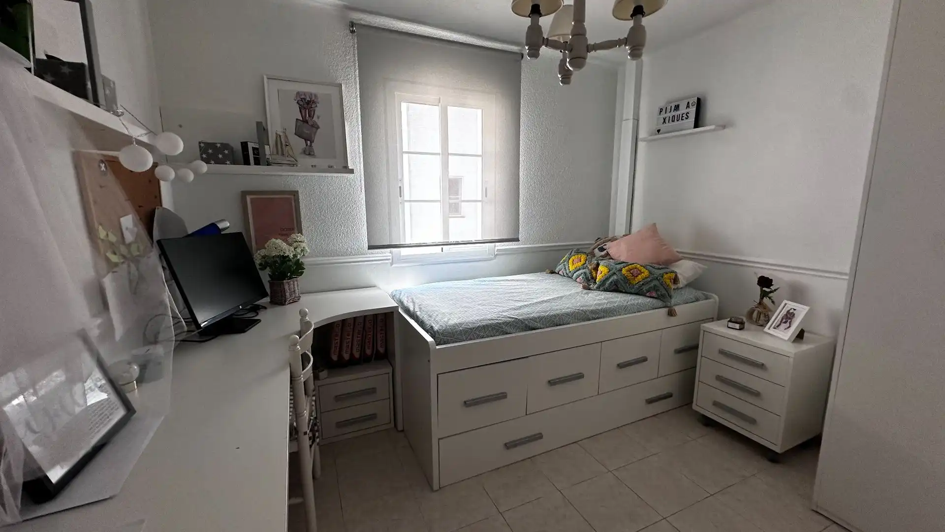 Schlafzimmer von Wohnung zur Miete in Tortosa mit Klimaanlage, Heizung und Terrasse
