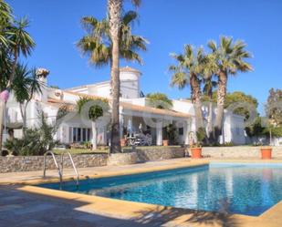 Vista exterior de Casa o xalet en venda en Mojácar amb Aire condicionat, Terrassa i Piscina