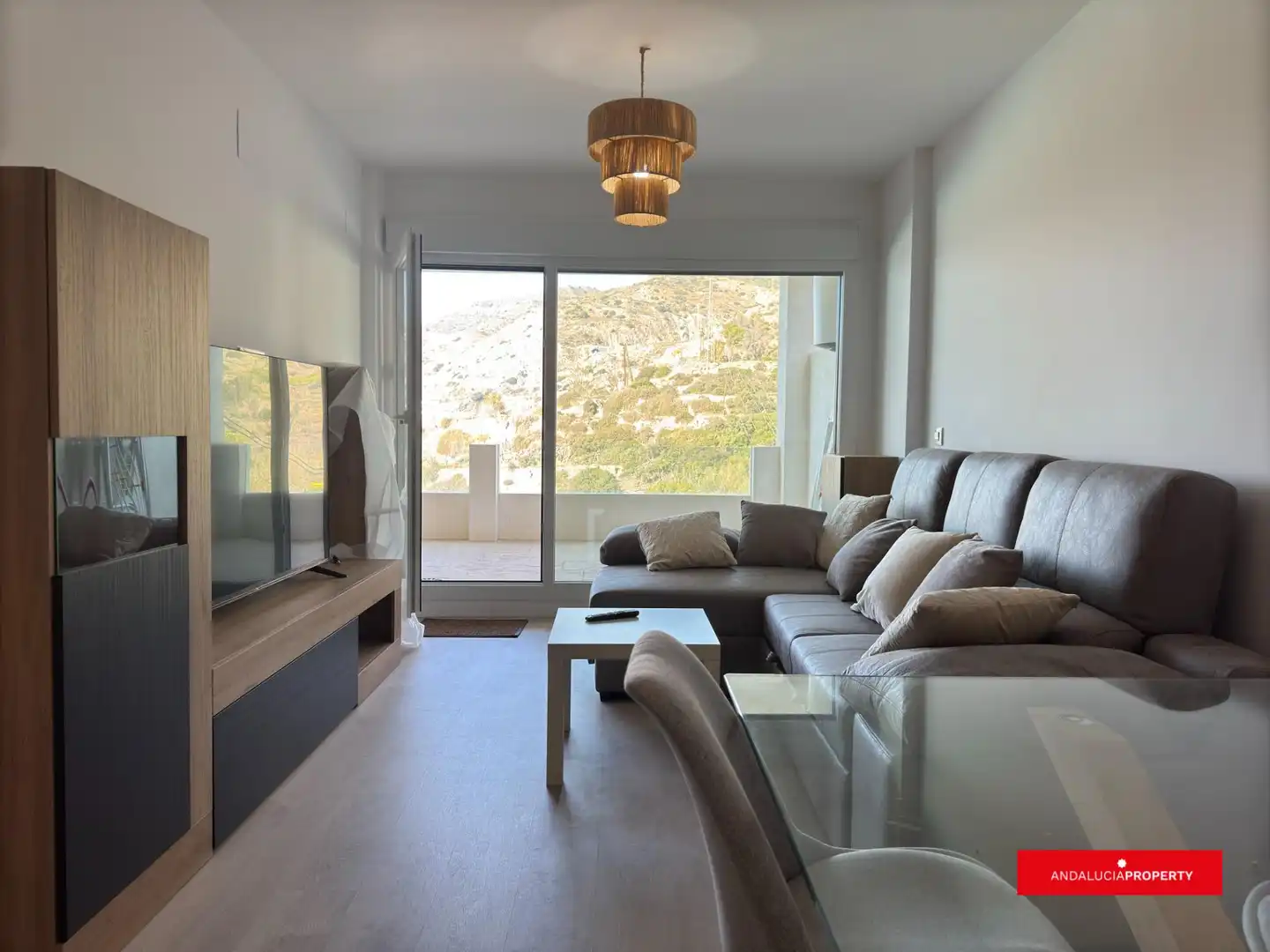 Wohnzimmer von Wohnung zur Miete in Sorvilán mit Klimaanlage, Heizung und Privatgarten