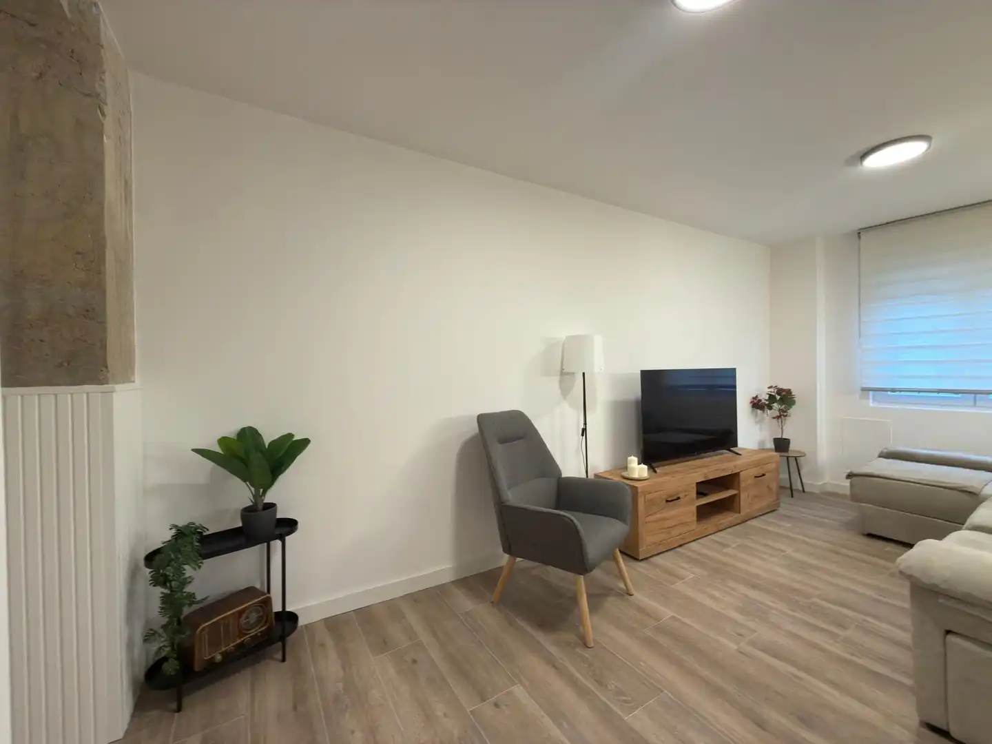 Sala de estar de Piso en venta en Oviedo  con Amueblado